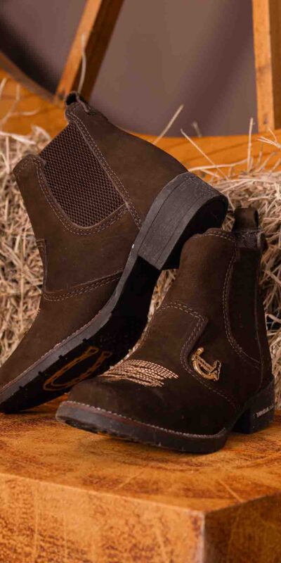 BOTA EM GEL FERRADURA CASTANHA