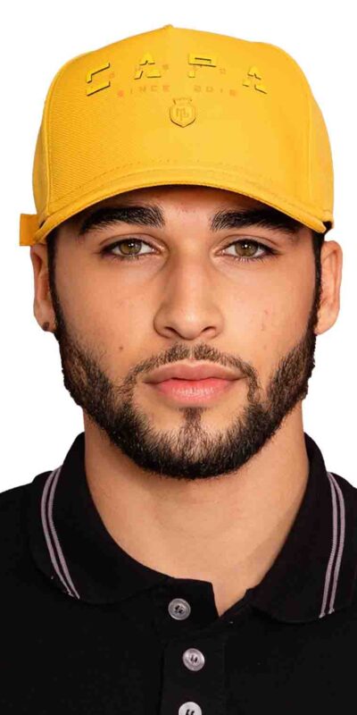 BONÉ-CAPA CAPA AMARELO