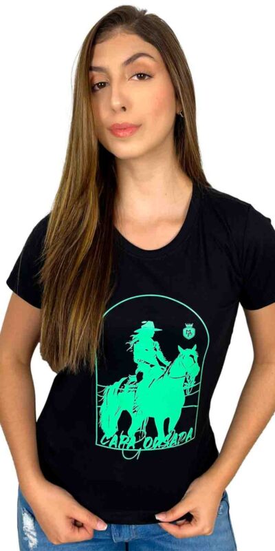 T - SHIRT P /CAVALO VERDE