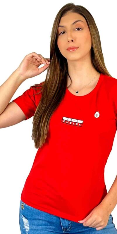 T - SHIRT VERM/CAPA OUSADA