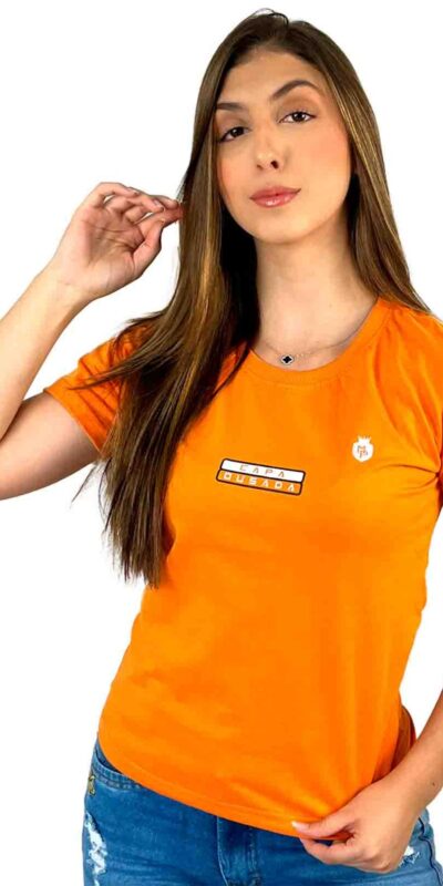 T - SHIRT LARANJA