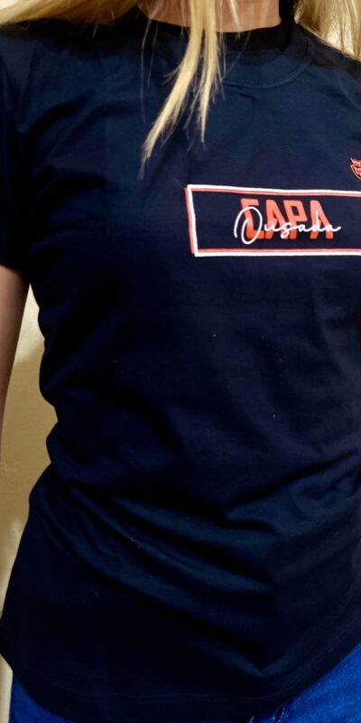T - SHIRT P/ LOGO- LARANJA
