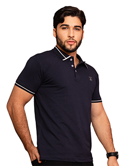 CAMISA POLO MASC SANTA AZUL
