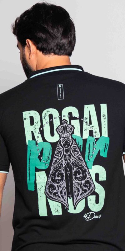 CAMISA POLO MASC ROGAI POR NÓS P/VERDE
