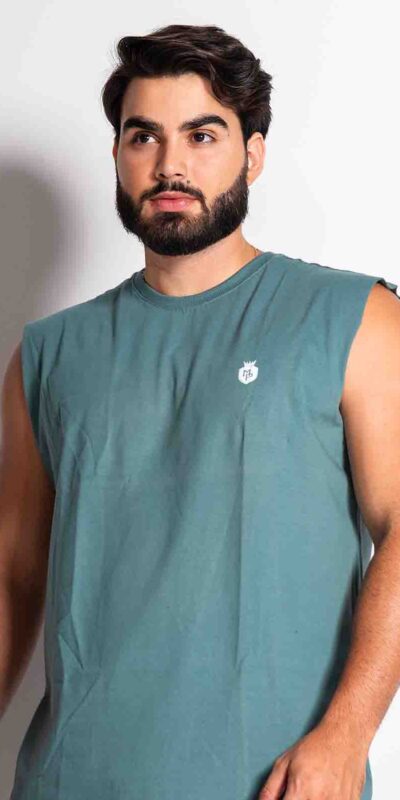CAMISA REGATA LOGO MP VERDE/BR