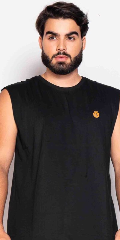 CAMISA REGATA  LOGO MP P/AMARELO