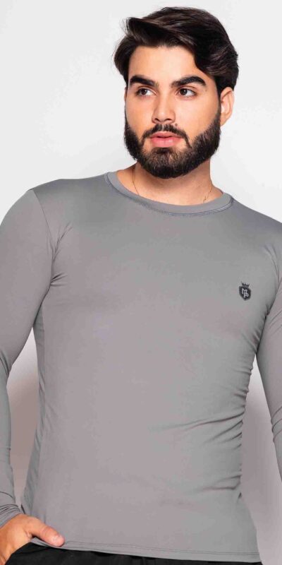 CAMISA UNISEX UV ROGAI CINZA