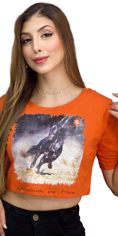 CROPPED LARANJA