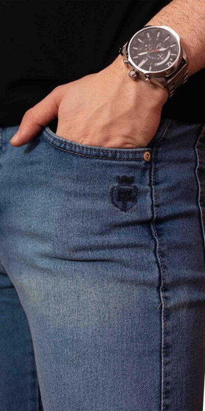 CALÇA MASC JEANS-AZUL-COROA
