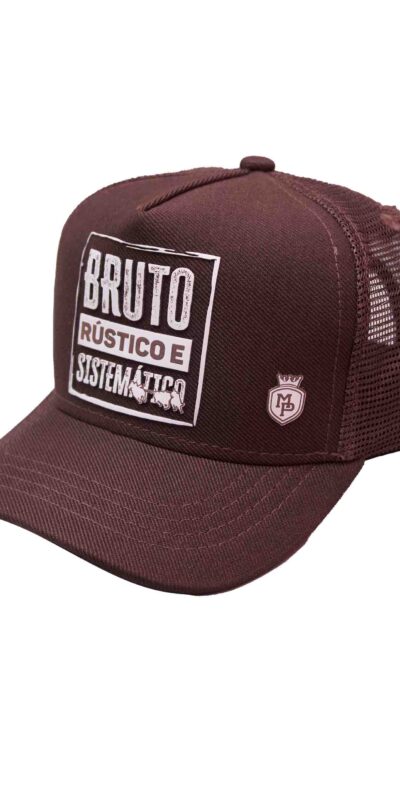 BONÉ INF BRUTO MARROM
