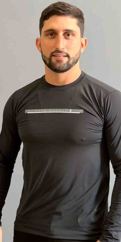 CAMISA UNISEX UV CAPA OUSADA PRETA