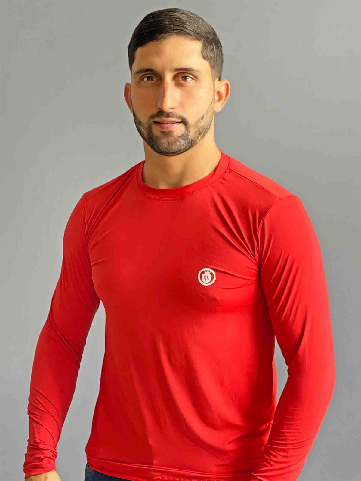 CAMISA UNISEX UV ROGAI VERMELHA