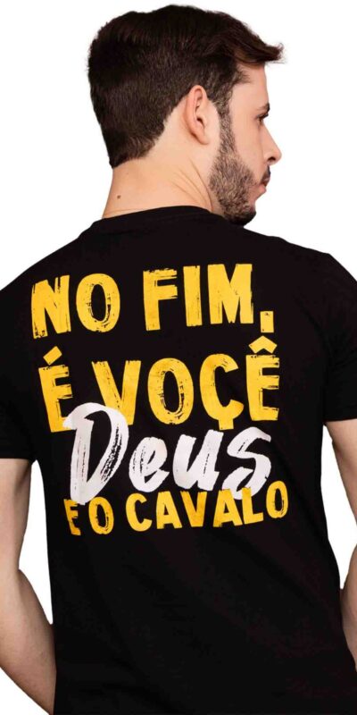 CAMISA MALHAO NO FIM É VOCE DEUS P/AMARELO