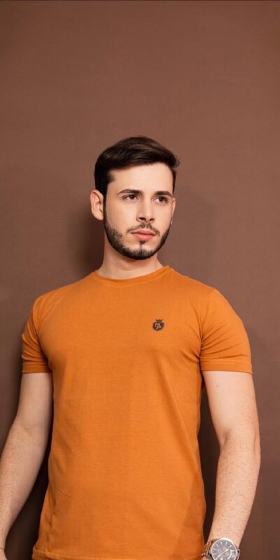 CAMISA MALHAO PROTEÇAO DIVINA CARAMELO