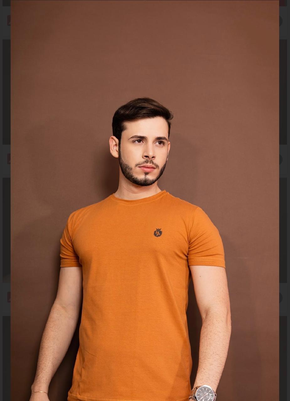 CAMISA MALHAO PROTEÇAO DIVINA CARAMELO