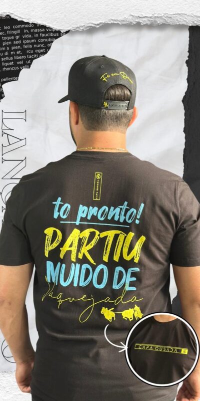 CAMISA MALHAO MUIDO DE VAQUEJADA P/ AMARELO