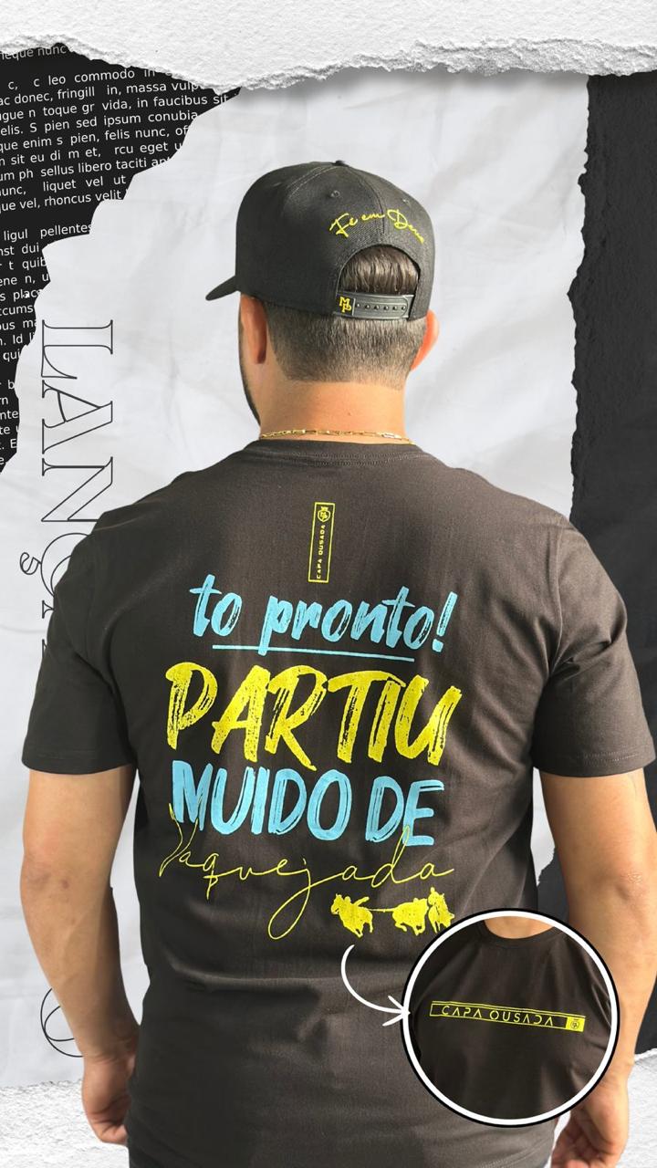 CAMISA MALHAO MUIDO DE VAQUEJADA P/ AMARELO