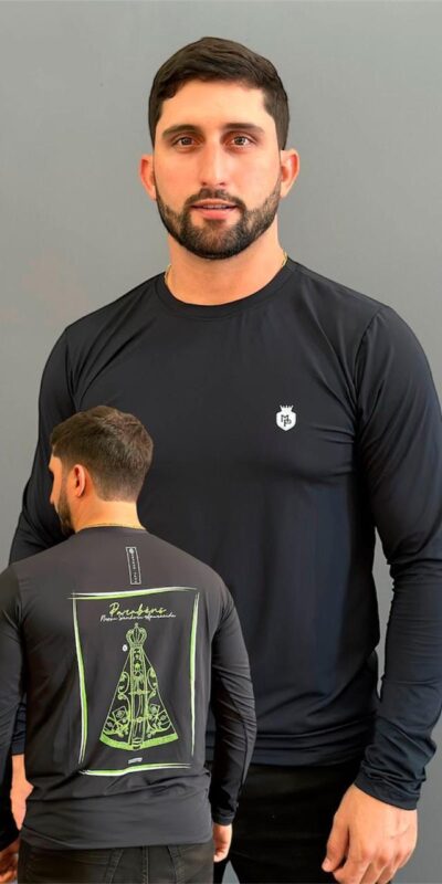 CAMISA UNISEX UV NSR APARECIDA P/VERDE