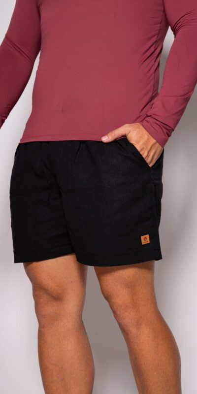 SHORT LINHO PRETO