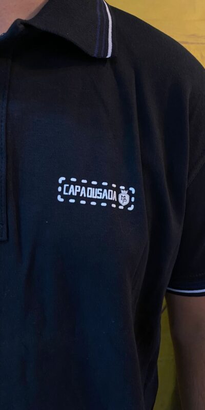 CAMISA POLO MASC PONTILHADA P/BR
