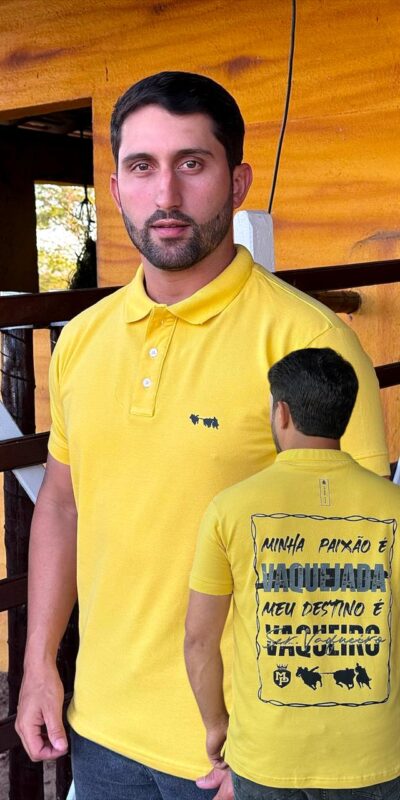 CAMISA POLO MASC MINHA PAIXAO AM/P