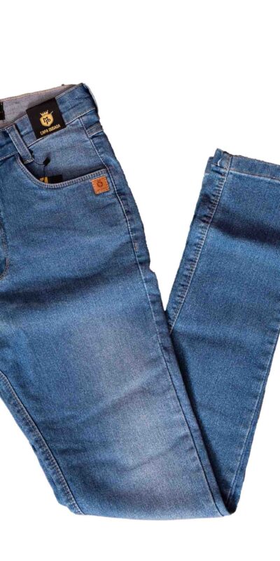 CALÇA MASC JEANS AZUL TRADICIONAL