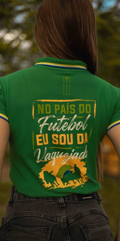 POLO FEM VERDE TRAÇADA VERDE